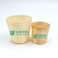 100% Compostable pine wood coffee cup drinking cup ice cream cup